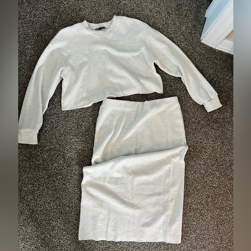 Zara two piece sweater set